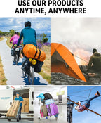 Rubber Bungee Cords Heavy Duty Outdoor with 1.8X Max Stretch & Over 176 lbs Load, 100% EPDM Black Bungee Straps with Crimped S Hooks for Cargo, Tarps, Van, Truck, Motorcycle, Weatherproof (10 Pack)