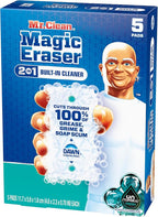 Mr. Clean Magic Eraser Foaming Sponge, All Purpose Cleaner, Dawn Cleaning Power, Ultra Foamy, 5ct