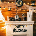 C9 Halloween Replacement Bulbs, 25 Pack Clear Orange Light Bulbs for E17 Candelabra Base Outdoor/Indoor String Lights, 7 Watt