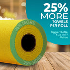 HELOMOR 100 Pack Microfiber Cleaning Cloth Roll - Tear Away Reusable Paper Towels Washable, 11.8" Ultra Absorbent Cleaning Supplies for Housekeeping, Rags Microfiber Towel, Lint Free Cloth Value Pack