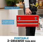 Mini Toolbox, Tool Box Organizer with Steel, Cantilever for Workshop, Garage, Warehouse
