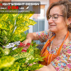 Pruning Shears for Gardening - DECERK 8.5" Professional Bypass Garden Scissors & Clippers, Heavy Duty Hand Held Pruners for Branch & Tree Trimming, Gardening Gifts for Women Men, 2025 Gardener Tools