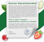 Lifeable Iron Gummies | 20mg | with Vitamin C | Great Tasting Blood Builder Iron Supplement | Iron with Vitamin C for Iron Deficiency | Iron Gummies for Women, Men, Adults | 90 Gummies
