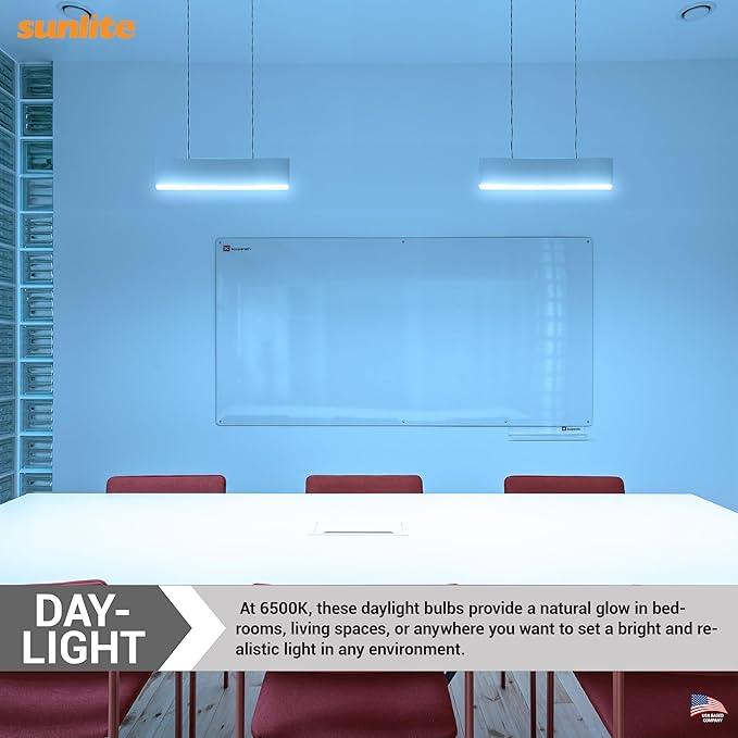 Sunlite 9-Inch F6T5/DL T5 Linear Fluorescent Lamp, 6 Watts, 210 Lumens, 6500K Daylight, Miniature G5 Bi-Pin Base, ROHS Compliant, High Performance Straight Tube, 10 Pack