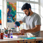 Custom Shop Paint Mixing Cups, 5-Quart (48 Pack) - Plastic Measuring Cups for Liquids, Automotive Painting, Epoxy Resin, Acrylic Arts, Crafts, Disposable or Reusable, Graduated, Mixing Ratios