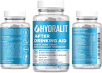 After Drinking Aid Supplement Pre Game Party Pills Electrolytes Hydration DHM Milk Thistle Weekend Recovery Vitamins Relief Formula Better Mornings Alcohol Liver Health Support 120 Capsules