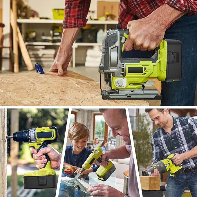 2Pack 6.0Ah 18V P108 Replacement for Ryobi 18V Battery P109 P102 P103 P105 P107 Ryobi ONE+ Cordless Tool Lithium-Ion Battery