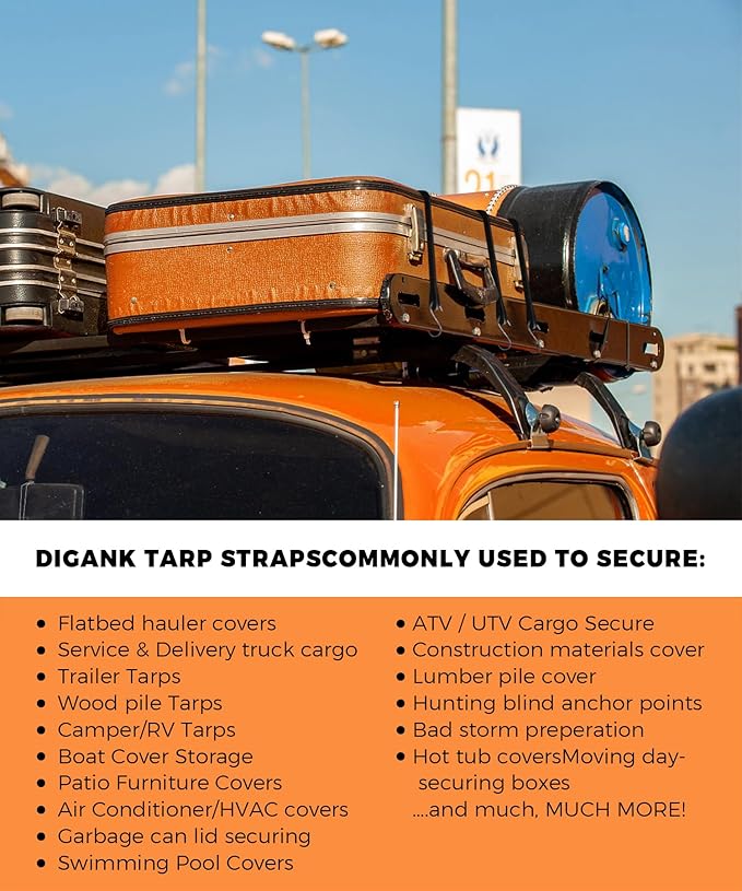 Small Bungee Cords with Hooks 10", Short Elastic EPDM Rubber Straps, 10 Pack Mini Bungee Tie Downs for Bike Accessories, Tool Bags, Car Gear, Wire & Pipe Organization, 180 lbs Load