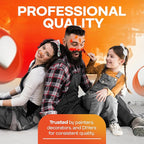 Canvas Drop Cloths 4' x 12', Pack of 6 - Reusable & Eco-Friendly Painters Drop Cloth for Furniture, Surfaces & Floor Protection - 100% Recycled Cotton Canvas Tarp for Home Renovation by IDL Packaging