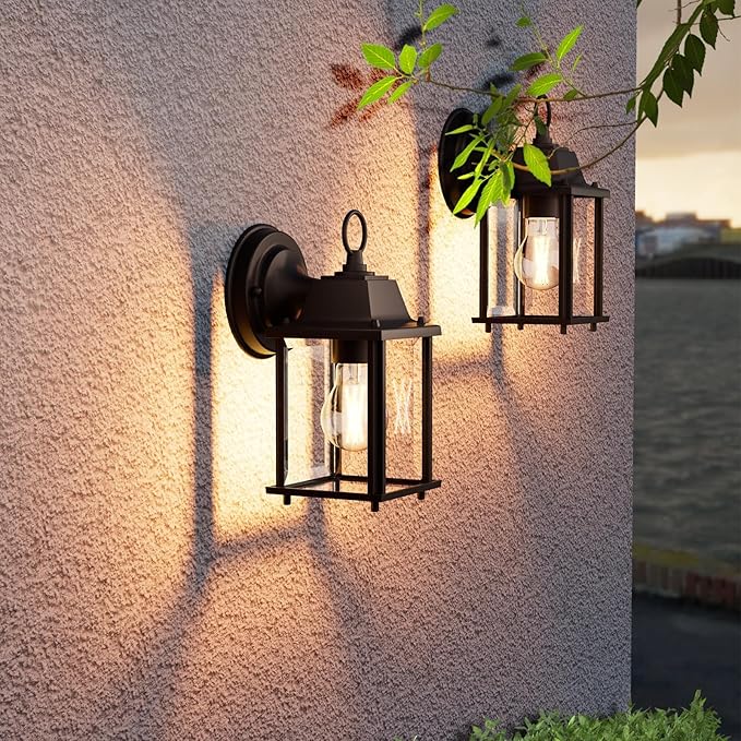 TJOY 6 Pack A19 Vintage LED Edison Bulbs, Dimmable Light Bulb 60W Equivalent, High Brightness 2700K Warm White, 8W E26 Standard Base, 800Lumens, CRI80+, Clear Glass Filament Bulb for Home, Farmhouse