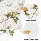 Floral and Birds Swedish Dishcloths for Kitchen, 6 Pack Vintage Flower Reusable Paper Hand Dishing Towels Housewarming Gifts, Absorbent Dish Rags Decoration for Home Cooking Cleaning