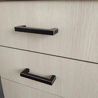 10 Pack Oil Rubbed Bronze Cabinet Pulls 3 3/4 Inch Stainless Steel Kitchen Cabinet Hardware Square Kitchen Handles for Cabinets Cupboard Handles Drawer Pulls