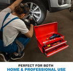 Mini Toolbox, Tool Box Organizer with Steel, Cantilever for Workshop, Garage, Warehouse