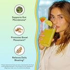 Feel Goods Gut Guardian, Prebiotic & Probiotic Powder, Organic Fiber, Sugar Free, Herbs for Bloat, Gut Health Support, Digestive Health for Men & Women, Non GMO, Vegan | Watermelon Mint, 30 Servings