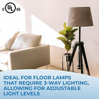 OHLECTRIC Porcelain 3-Way Turn Knob Mogul Socket with Hickey, Unglazed Mogul (E39 Base) High Heat Resistant Porcelain Socket, Lamp Fixture Replacement Socket, 750W, 250V, UL Listed