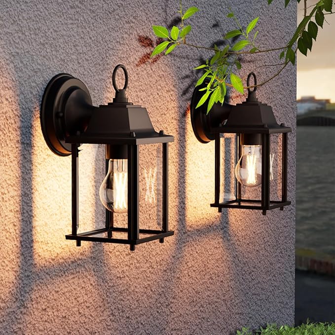 VOLIVO 6 Pack A19 Vintage LED Edison Bulbs, Dimmable, 60W Equivalent, High Brightness 2700K Warm White, 7W E26 Standard Base, CRI80+, 800 Lumens, Clear Glass Filament Bulb for Home, Farmhouse