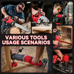 2Pack 8.0Ah Replacement for Milwaukee M18 Battery 18V Lithium Compatible with Milwaukee M-18 Battery 48-11-1865 48-11-1850 48-11-1860 48-11-1865 48-11-1852 48-11-1840 48-11-1862 Cordless Power Tools