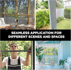 DOCA 60 in x 50 ft Window Screen Mesh - Window Screen Replacement, Fiberglass Mesh Roll for Window, Patio Screen, Porch Screen, or Door - Charcoal