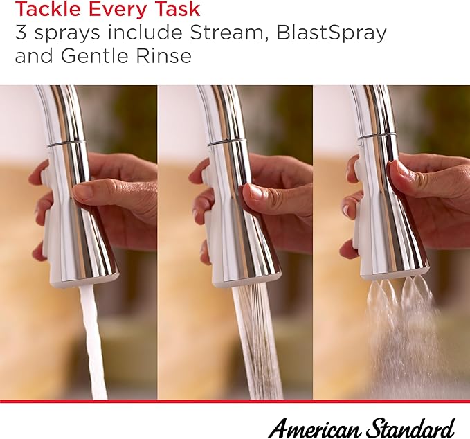 American Standard 1048800000 Aspirations Touchless Pull-Down Kitchen Sink Faucet, 1.8 GPM, Polished Chrome