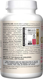 Jarrow Formulas QH-Absorb, 100 mg, Ubiquinol Dietary Supplement for Healthy Cardiovascular Function, 120 Softgels, 120 Day Supply,12 Packs
