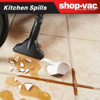 Shop-Vac 4 Gallon 5.5 HP Wet/Dry Vacuum with SVX2 Motor, 1.5" Lock-On Hose, 20 Ft Power Cord, Blower Port, Floor & Utility Nozzles, Filters, Ideal for Garage, Shop & Workshop Use