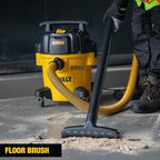 DEWALT Shop Vacuum 5-Gallon 4 HP STEALTHSONIC Wet/Dry Vacuum Cleaner DXV05P-QTB Ultra Quiet Poly Shop Vacuum with Powerful Suction for Garage, Jobsite, and Workshop