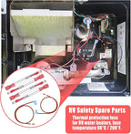 4PCS RV 93866 Water Heater Thermal Cutoff Kit, Replacement OEM Part Thermal Fuse, Toilet Part Mobile Fittings For RV Atwood 91447 93866 Water Heater GCH6-4E GH6-6E G6A-6E GCH6A-7E GCG6A-9E XT Series