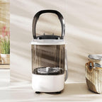 Giantex Portable Mini Washing Machine, 5.5 lbs Capacity Small Compact Laundry Washer with Spin Tub & Drain Hose, Semi-automatic Washer Machine for Apartment Dorms RV Home (Grey)