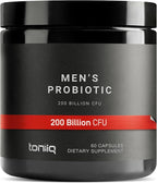 Probiotics for Men - Ultra High Potency, 200 Billion CFU, 20 Strains, Prebiotics for Digestive and Immune Support - Advanced Formula, Third-Party Tested, GMP-Certified