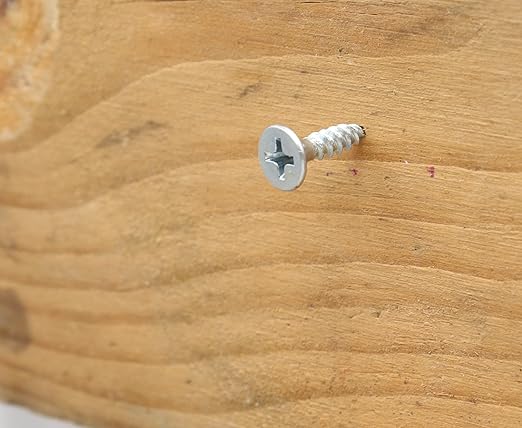 cSeao Wood Screws Assortment Kit, Phillips Flat Head Screws for Wood, Drywall Screws with Bit, 7 Sizes (5/8" to 2"), Pack of 200