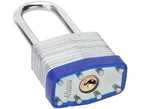 Lock, 1-9/16" (40mm) Laminated Keyed Padlocks, keyed Alike Locks, 2 inch Long Shackle Locks- Pack of 12