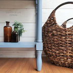 Dixie Belle Paint Company Chalk Finish Furniture Paint - Dusty Blue (4oz) - Matte Faded Denim Chic Chalk Mineral DIY Furniture Paint