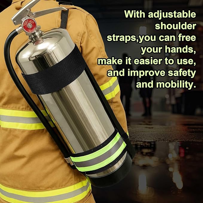 2 Pcs Fire Extinguisher Strap Firefighter Tools Firefighting Equipment Accessories Gear for Firefighter
