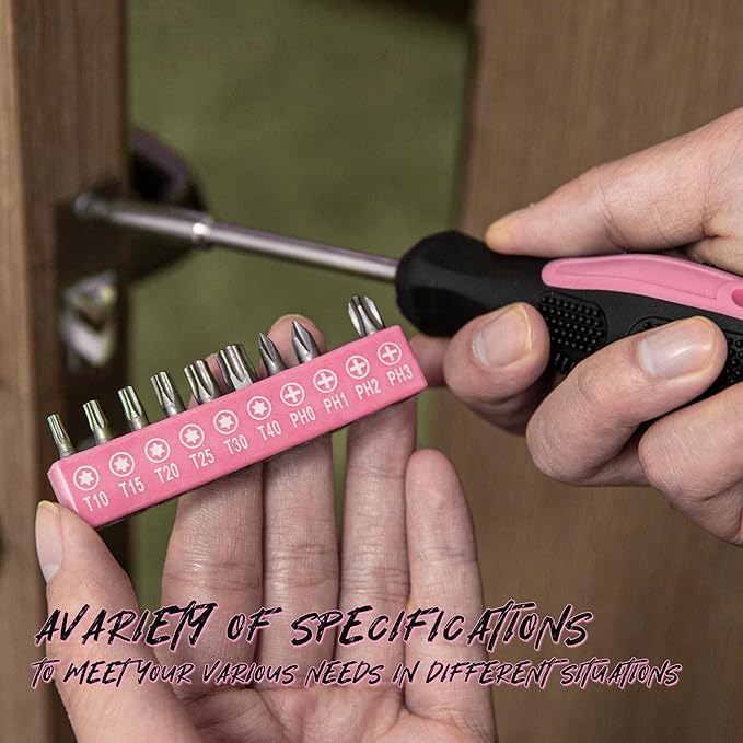 CARTMAN 39-Piece Home Tool Set Kit, Essential Household Hand Tools with Plastic Storage Case