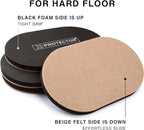 Felt Furniture Sliders Hardwood Floors X-PROTECTOR – 4 PCS 9 1/2 inch Furniture Sliders – Heavy Duty Felt Sliders Hard Surfaces – Move Your Furniture Easily & Safely!