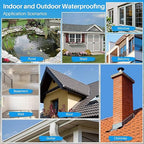 Invisible Waterproof Agent 17.6 Oz, Transparent Waterproof Coating Adhensive Leak Repairing, Water-Based Clear Liquid Water Proof Sealant