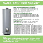 100112330 Water Heater Parts Assembly-Upgrade Replacement for 9007876 9007877 Thermopile | Compatible with Whirlpool 300 & 301 Series,A.O.Smith, American,State,Kenmore,Reliance Gas Water Heaters