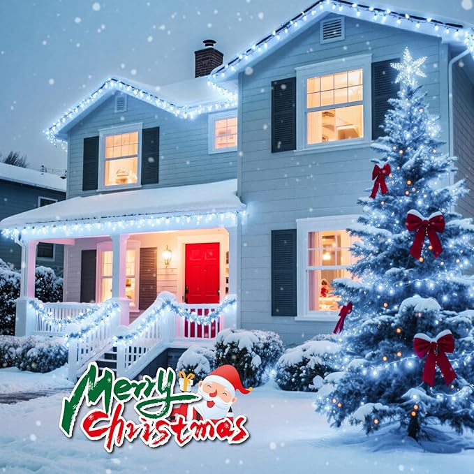 Brightown C9 LED Replacement Christmas Bulbs, 25 Pack White Shatterproof C9 Bulbs, Waterproof Commercial LED Holiday Bulb for Christmas String Light, E17 Intermediate Base, Dimmable