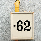 200 PCS Mailbox Numbers for Outside, Vinyl Numbers Stickers Mailbox Number Decals, Self-Adhesive Waterproof Numbers for Mailbox Window Door Trucks Address Number (Black, 2 inch)