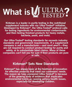 Kirkman - Vitamin D3 4000 IU - 120 Capsules - Supports Immune Health - Helps Build Strong Bones - Hypoallergenic
