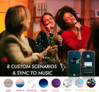 [6 Pack] CLOUDY BAY 6inch Smart WiFi LED Recessed Lights,RGB Color Changing Recessed Lighting,Compatible with Alexa and Google Home Assistant,15W 2700K-6500K,CRI90+ Wet Location,Oil Rubbed Bronze