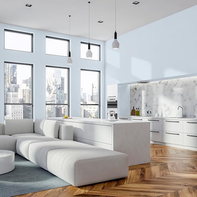 Rust-Oleum Color Spark Interior Paint and Primer in One, Eggshell, Up in the Clouds, 1 Gallon