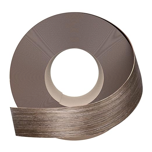 GSCIT Club Walnut Edge Banding, 2 inch x 50ft roll of Veneer Edge Banding - Pre-glued Flexible, Real Wood Tape for Cabinet Repair & Furniture Restoration
