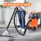 Armor All 6-Gallon* 5.5 Peak HP† 3-in-1 Wet/Dry/Upholstery Shampoo Vacuum Cleaner – VK609PFR 0901