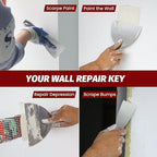 Putty Knife Set,4 PCS 2",3",4",6" One Piece Premium Polished All-Stainless Steel Scraper Tool for Drywall Finishing,Professional Grade Putty Blade for Scraping Paint, Taping