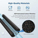PUREPLUS 5 Micron 10" x 4.5" Whole House Coconut Shell Activated Carbon and KDF Water Filter, Heavy Metal Removal Replacement Water Filter, Compatible with GXWH40L, GXWH35F, BB10, CTO10BB-KDF, 2 PACK