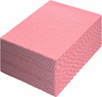 Disposable Kitchen Cleaning Cloths Dish Towels Dish Cloth Reusable Cloths for Kitchen, Bathroom, Household Cleaning (Red 100 Pack)