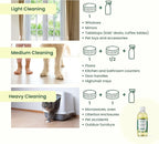 Good Natured Brand All-Purpose Cleaner Concentrate | Multi-Surface Cleaner | Natural Lemon Essential Oil | Multipurpose Cleaner Concentrate All Surfaces | Lemon Love | 16oz makes 256oz