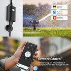 Minoston Outdoor Outlet, WiFi Smart Plug in Energy Monitoring, 2.4Ghz Wi-Fi Plugs, Compatible with Alexa and Smart Life, IP65 Waterproof Outlet 15A (MP22WP)