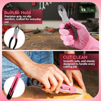 39-Piece Pink Tool kit for Women with Plastic Storage Case – All Purpose Household Repair Tool kit, Essential for Women for Home, Office, Apartment, Dormitory Use